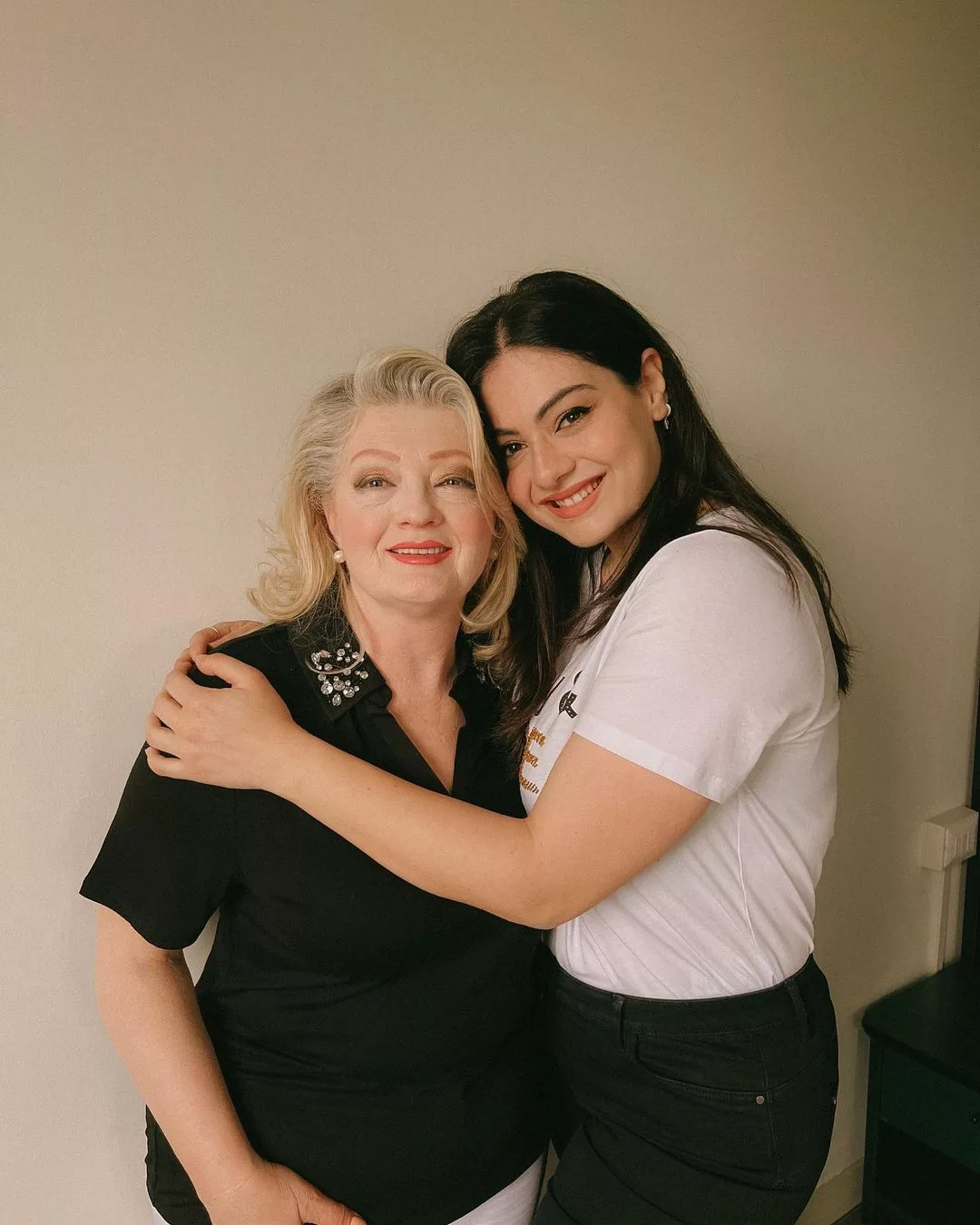 Paola with her mother