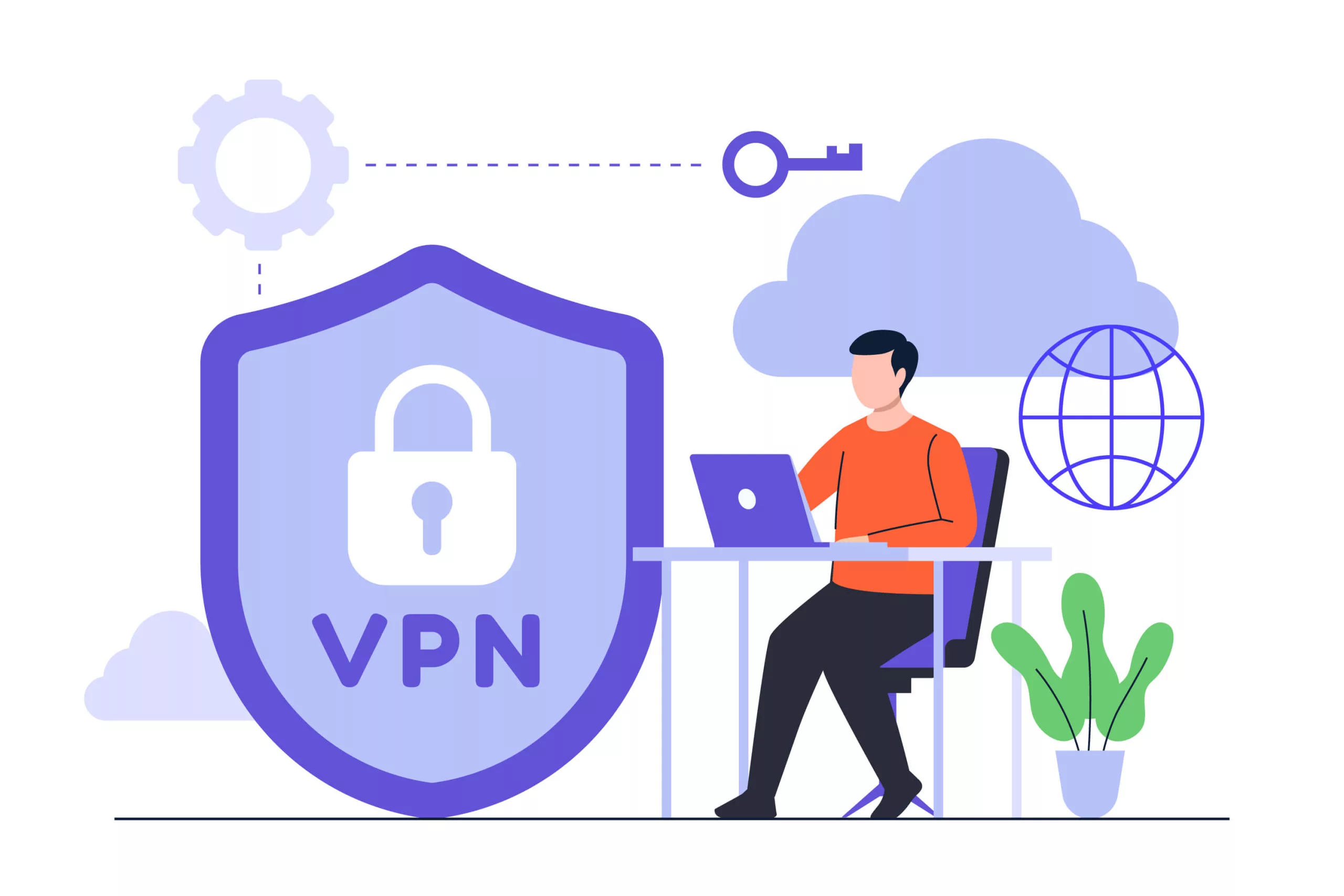 boy using vpn