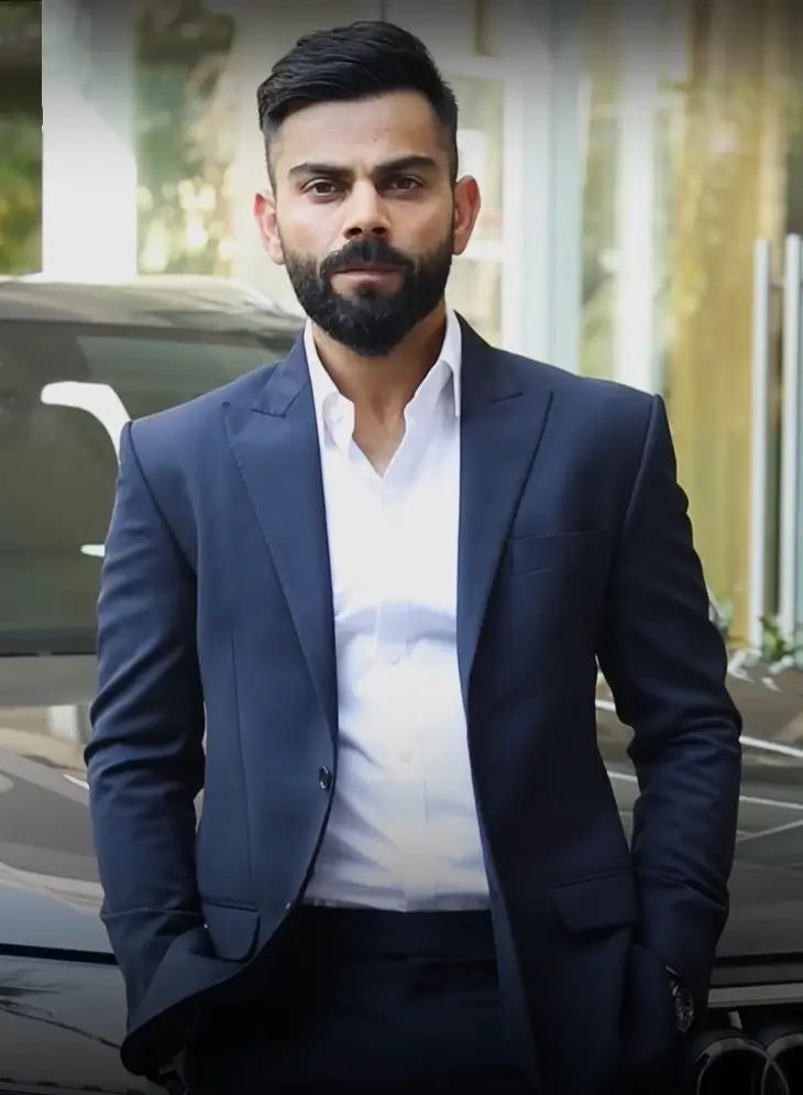 kohli in suit