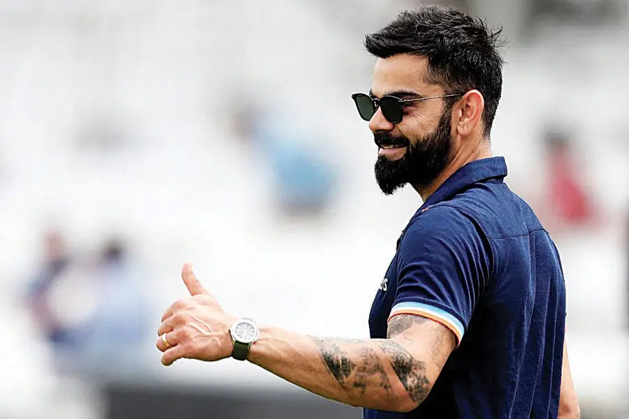 kohli in blue