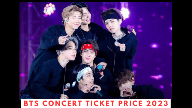 bts concert tickets price 2023