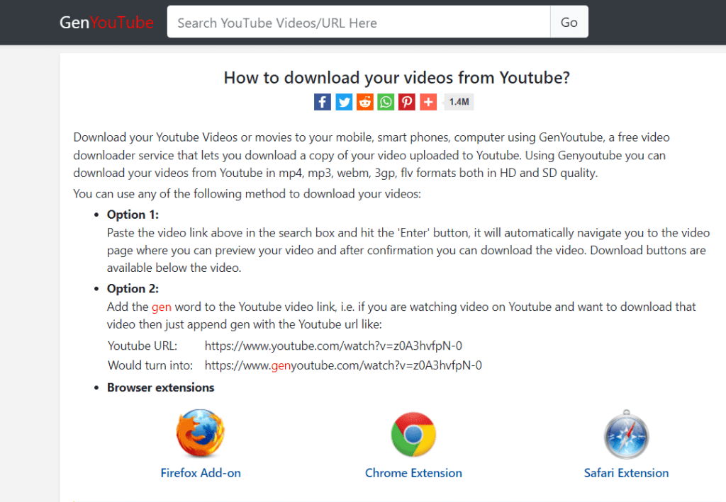 GenYoutube Download Photo Video Downloader For YouTube Genyoutube download photo video downloader for youtube