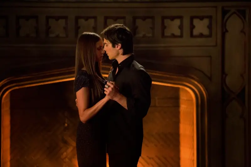 elena and damon dancing