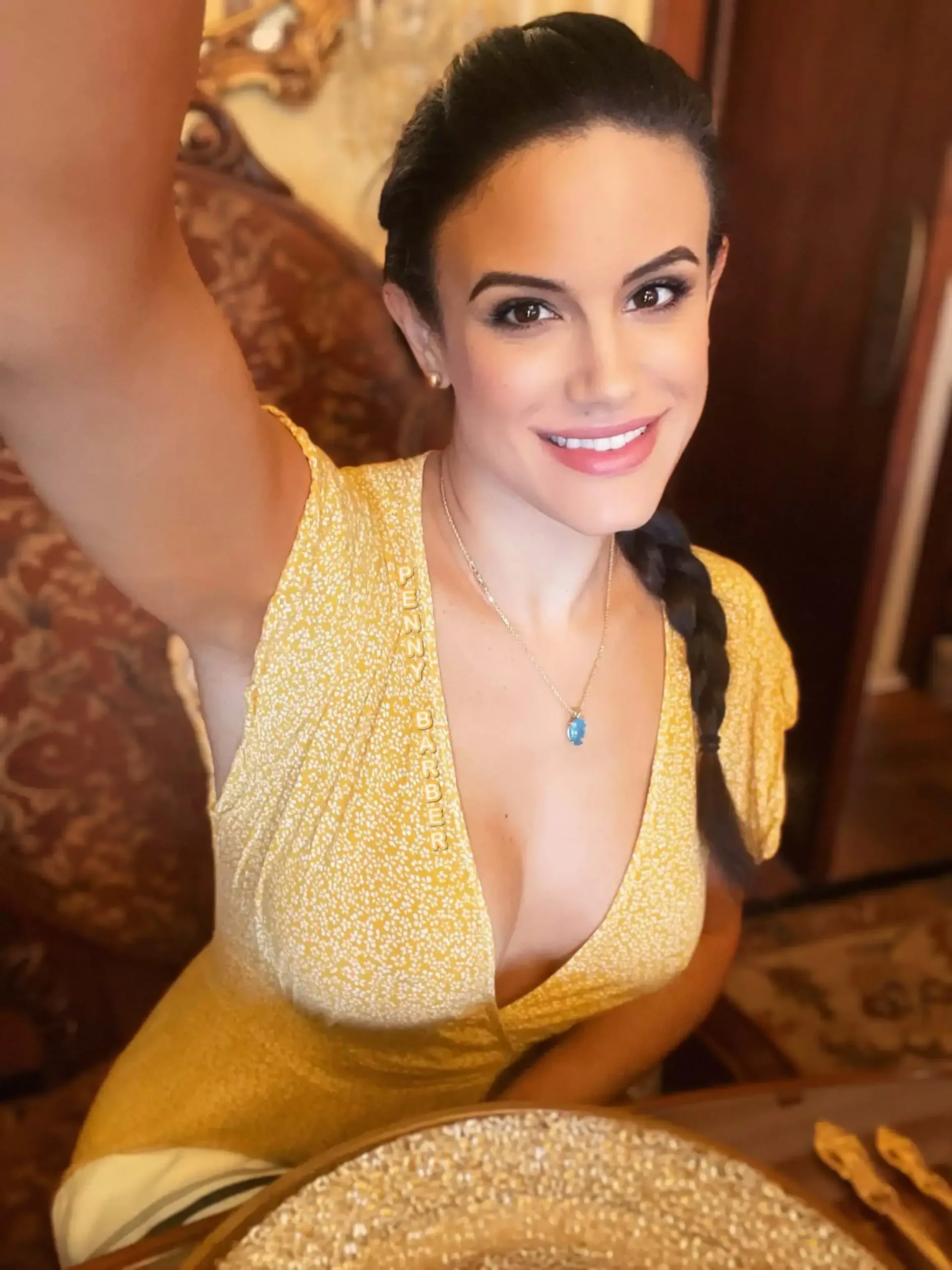 penny in yellow dress