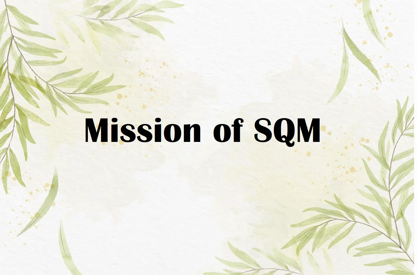 mission of sqm