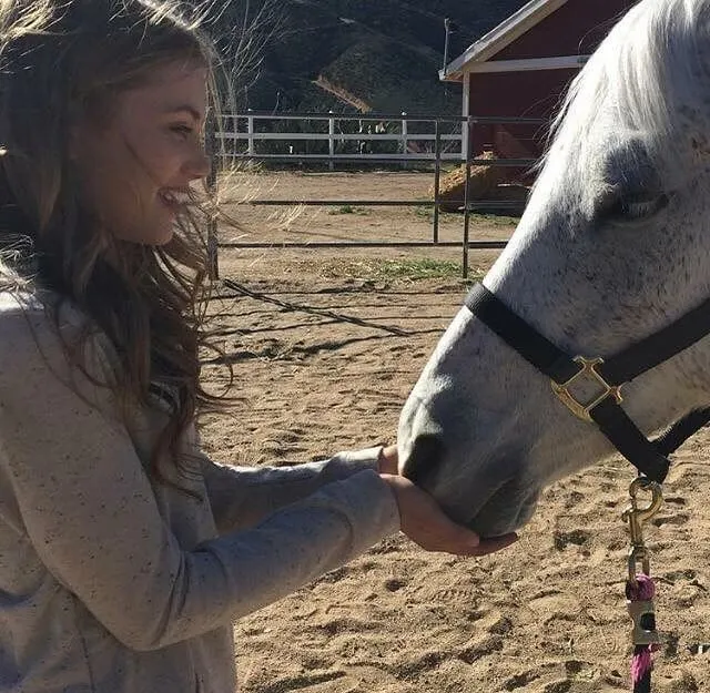 Van Dien with horse