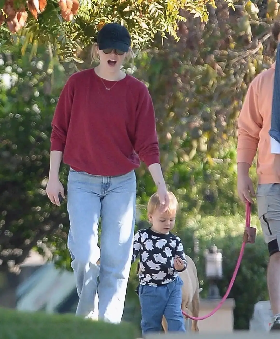 emma stone with her daughter