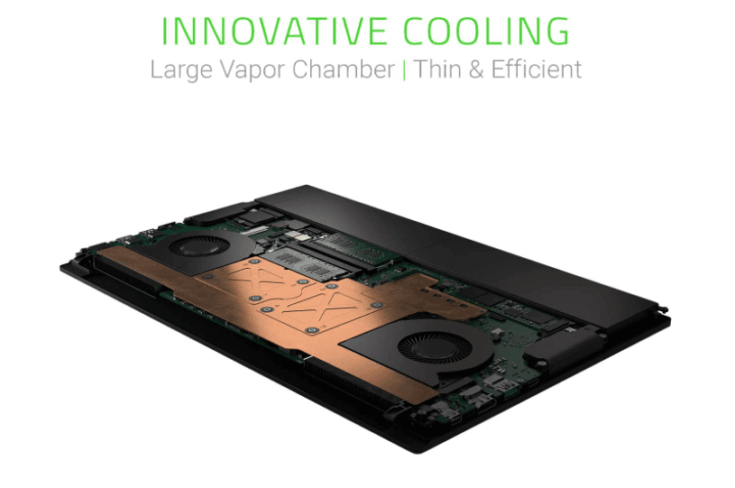 Razer Blade 15 2018 H2 innovative cooling