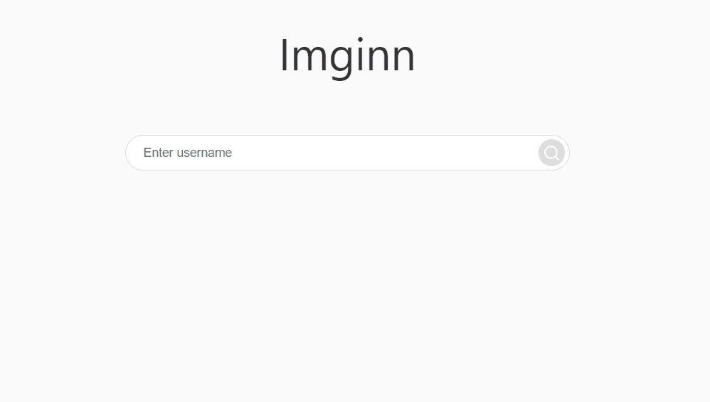 imginn official page