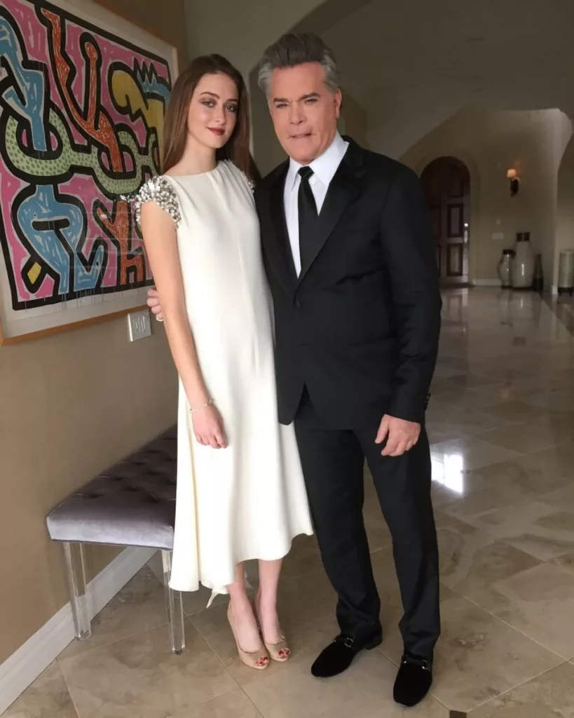 Ray Liotta with his daughter