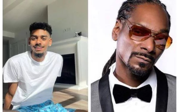 julian abroadus with father snoop dog
