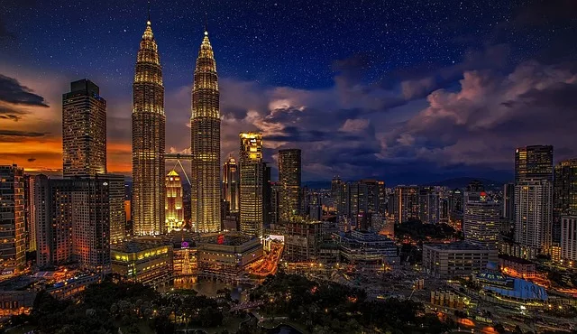 A view of Kuala Lumpur city.