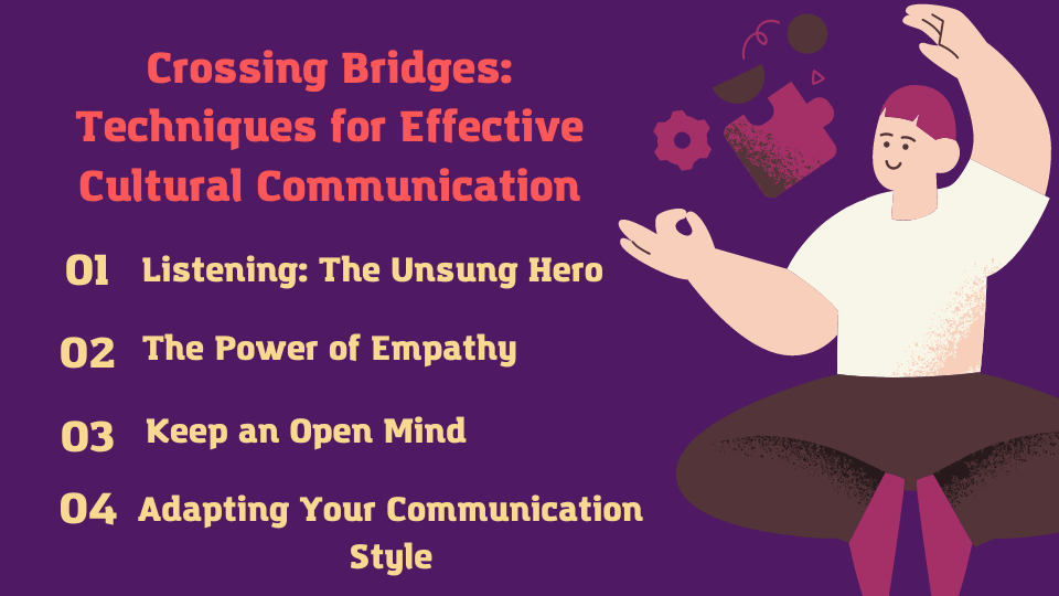 Crossing Bridges: Techniques for Effective Cultural Communication