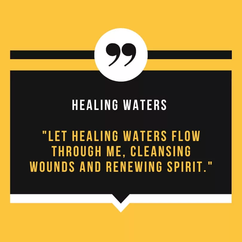 affirmations on water
