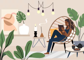 girl relaxing