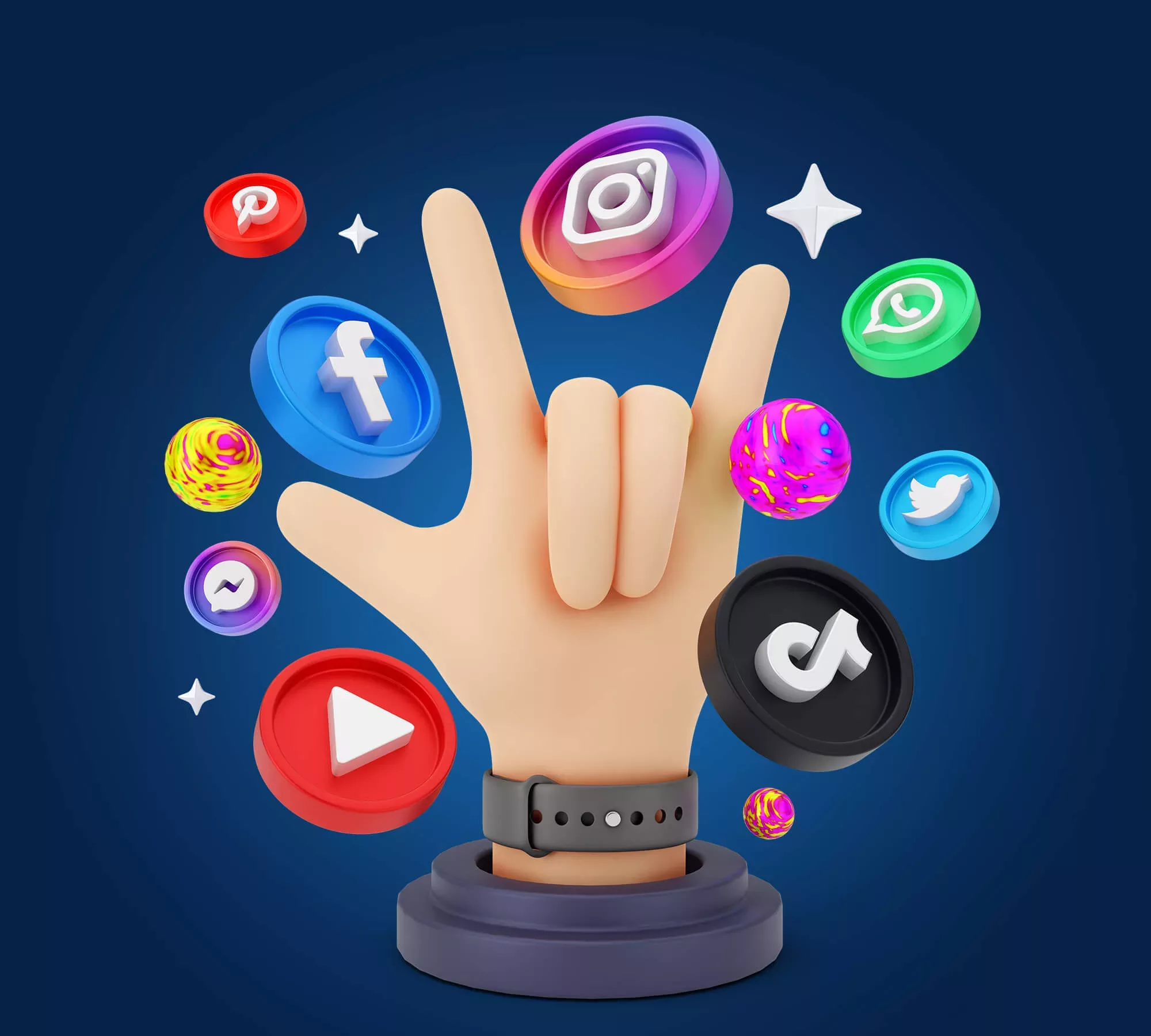 social media icons