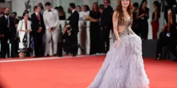 Sadie Sink on the red carpet at the Venice Film Festival.