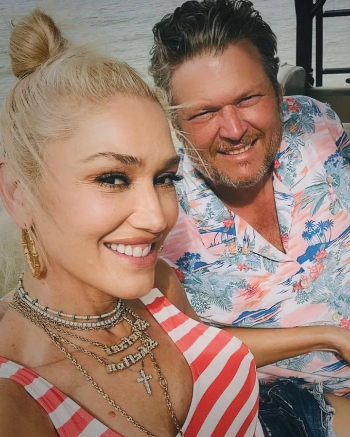 Gwen and Blake taking a selfie together.