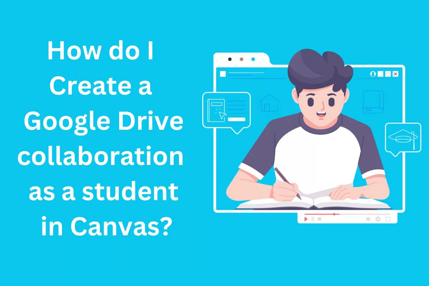 How do I Create a Google Drive collaboration as a student in Canvas?