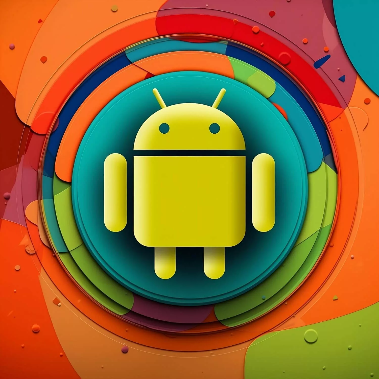 colorful android logo