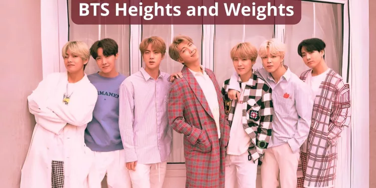 bts height and weight