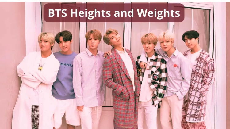 bts height and weight