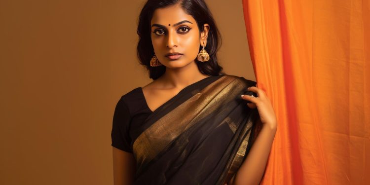 lady in saree