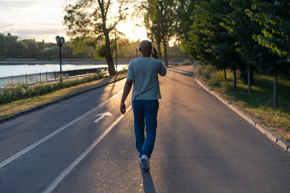 man walking