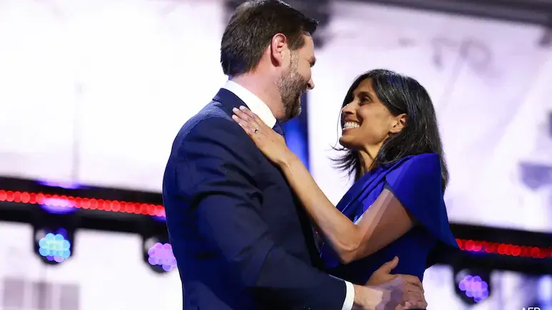 jd vance and his wife usha vance