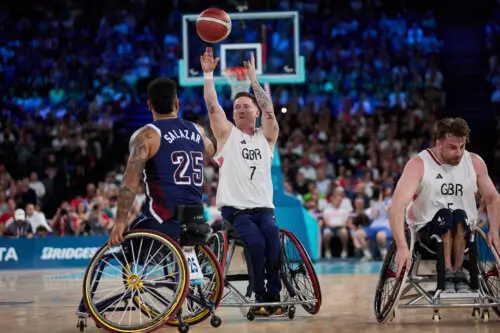 Wheelchair basketball - Terry Bywater