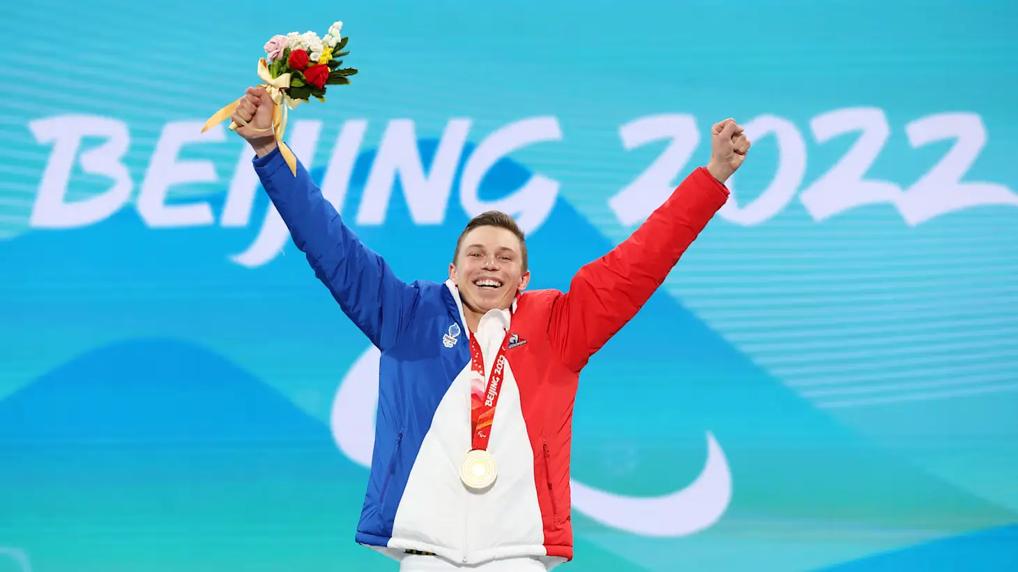 Arthur Bauchet winning at Beijing 2022