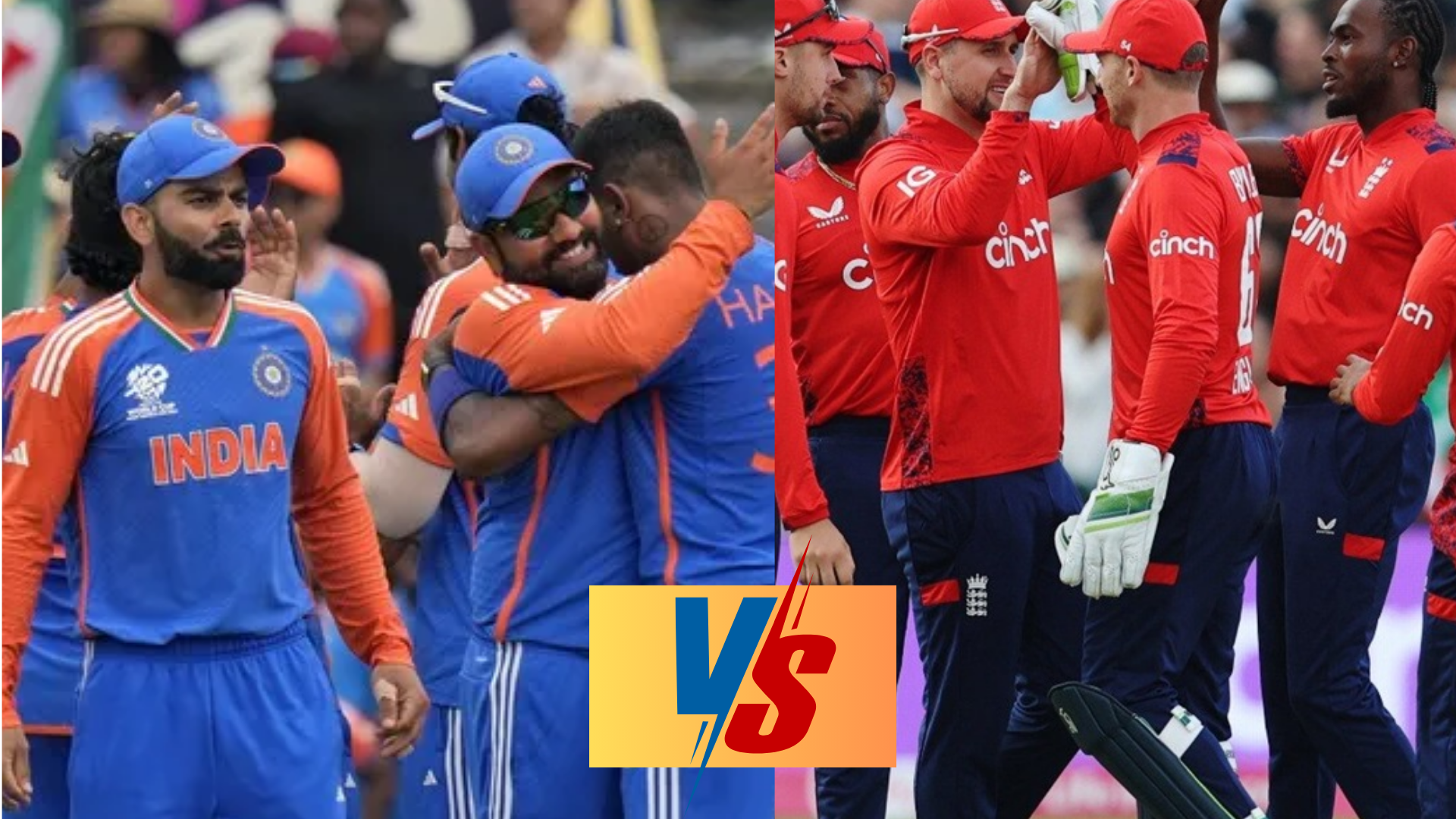 India vs England Timeline Stats